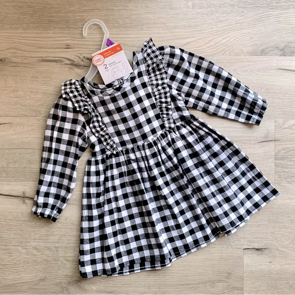 4/$25 | NWT | Buffalo Check Gingham Dress | Multiple Sizes | Wonder Nation - Picture 3 of 6